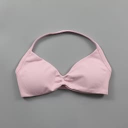 No Logo V-Neck Women's Low Support Ruched Halter Sports Bra Sexy Open Back Gym Crop Top Padded Seamless Workout Yoga Tank Tops