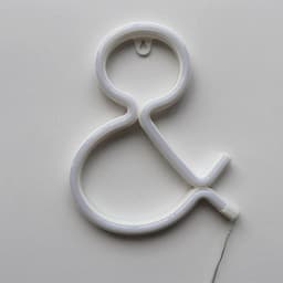 DIY Alphabet Letter Neon Light Sign & @ Number LED Night Light 22cm Height Decor Birthday Wedding Party Wall USB & Battery Case