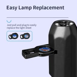 USB Projector Light Christmas Elk Santa Claus Night Light Switchable Pattern LED Projector Lamp for Room Ceiling Window Decor