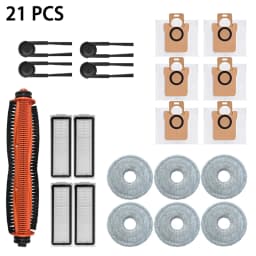 Para Xiaomi Robot Vacuum 5 OV31GL/Mijia M40S, De Robot Aspirador Accesorio, Cepillo Principal/Lateral, Filtro, Mopa, Bolsa Para