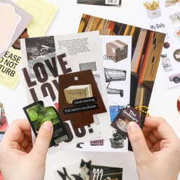 TIANZI 70 pcs Garden Post Office Collection Light Paper Material Pack DIY Handbook Collage Journal Notebook Scrapbook Envelope