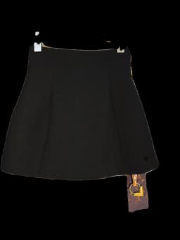 Elegant High Waist A-Line Skirt Grey Bodycon Short Skirt Anti-Light Walking Small Size Slimming New Style Commute Polyes...