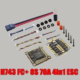 H743 Flight Controller Support BetaFlight Ardupilot FC H743 Stack 12S 70A 4in1 ESC For 5inch DJI RC FPV Freestyle Drone DIY Part