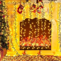 1000/1500 LED Firecracker String Light Outdoor LED Cluster Garland Fairy Lights 8 Modes Waterproof For Christmas Wedding Decor