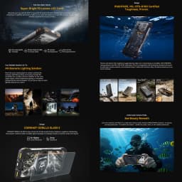 Blackview Oscal Pilot 6 Rugged Phone Thermal Imager 12GB+256GB 6.78'' Android 16 Helio G100 10000mAh NFC 4G Night Smartphone