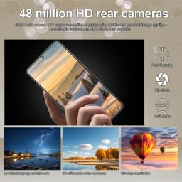 K-Touch 5G Smartphone For S26 Ultra 7.3inch Full Display Cell Phone 7800mAh Battery Mobile Phones 48MP Camera 22GB+2TB Face ID Unlocked 5G Dual SIM Android 15 CellPhones with FM Radio GPS