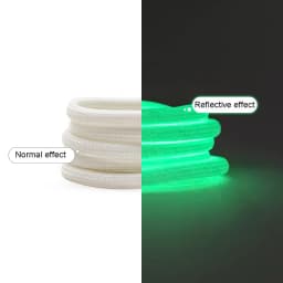 Round Luminous Fluorescent Shoelaces Glow In The Dark Night Color Shoelace Sports Canvas Shoe Lace Adult children Shoe Laces New