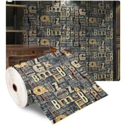 70cm*2m 3D Soft Foam Brick Wallpaper Sticker Roll DIY Self Adhesive Living Room Home Kitchen Bathroom Decorative Wall Paper