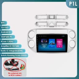 9'' AI Intelligent System Car Radio for VW Volkswagen Tiguan 1 NF GPS Wireless CarPlay Android Auto 4G 2 Din 2din Autoradio WIFI
