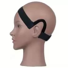 Comfortable Lace Melt Wig Band with Ear Hanger - Adjustable Wrap for Scarf, Black Lace Edge Band for Wigs, Stylish Headband