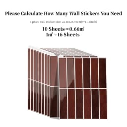 10 Sheets 3D Marble Wall Tiles Home DIY Wallpaper Waterproof Self Adhesive Wall Stickers for Kichen Bathroom Backsplash Decor