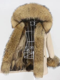OFTBUY Winter Jacket Women Long Parka Real Fox Fur Coat Natural Raccoon Fur Collar Hood Thick Warm Streetwear Parkas New