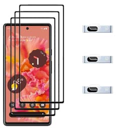 Full Cover Full Glue Tempered Glass For Google Pixel 6 6A Screen Protector Glass For Google Pixel 7 7A Camera Film