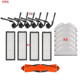 For Xiaomi Robot Vacuum S40 OV81 Dust Bags Side Brush Mop Cloths Roller Brush HEPA Filter Vacuum Cleaner Cleaning Accessories