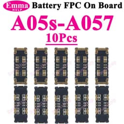 10pcs Battery FPC Connector Cilp Contact Plug For samsung A54 A34 A55 A35 A33 A73 A07 A13 A15 A16 A17 Connector Plug On Board