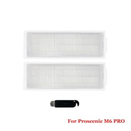 Accessories For Proscenic M6 Pro Robot Vacuum Cleaner Part Main Side Brush Hepa Filter Mop Cloth Pad Replacement Spare Parts