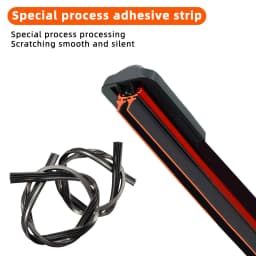 Double Rubber Strip Car Windshield Wiper Blade J Hook U Type Universal Unsupported Car Wiper 14 "16" 18 "19" 20 "21" 22 "24" 26“