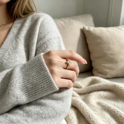 E.B.belle Four-pointed Star Zircon Ring Stainless Steel Minimalist Style Creative Personalized Jewelry For Women Accessories