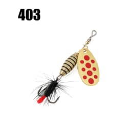 W.P.E Fishing Lure Rotating Sequins Spoon Spinner Bait Brass High Carbon Steel Hook 3.7g 5.3g 8.2g 10.5g Wobblers Bass Pesca