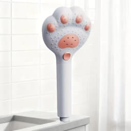 Cute Cat Paw High Pressure Filter Shower Head 3-Mode Adjustable Spray Rain Water Saving Faucet Showerheads for Bathroom Accessor