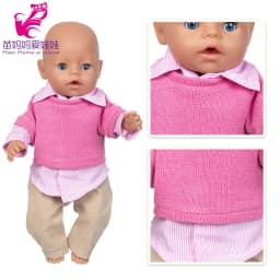 Doll Clothes Tutu Dress Lace 43 Cm for 18 Inch Girl Doll Casual Outfits Toys Wear