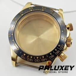 Daytona 40mm VK63 Sapphire Glass Watch Case Ceramic Bezel Men's Watch Accessories Suitable for VK63 VK63A VK64 Quartz Movement
