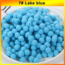 300-30Pcs Multicolor Pompoms Fur Balls Glitter Fluffy Pom Poms Elasticity Pom pom Soft Balls for DIY Crafts 8/10/15/20/25/30mm