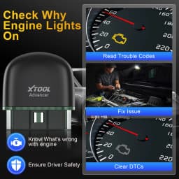 XTOOL AD20 Bluetooth OBD2 Scanner For Engine System Diagnostic Code Reader HUD Display Perfromance Test Lifetime Free Update