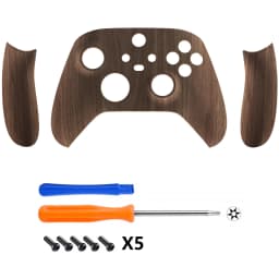 eXtremeRate Custom Replacement Shell for Xbox Core Wireless Controller (Xbox Series X&S) - Wood Grain