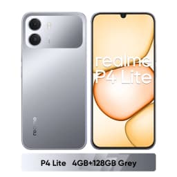 realme P4 Lite Smartphone NFC 7000mAh Battery 15W Charge 6.8" 120Hz LCD Display IP64 8MP Camera 4GB+64GB 4+128GB