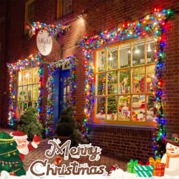 String Lights Battery Powered 20/40/100 LED Outdoor Lights with Remote Dimmable Timer 8Modes for Wedding Party Garden Decoration