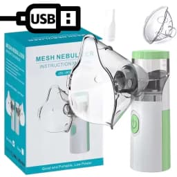 Medical Silent Mesh Nebulizer Handheld Inhaler Atomizer, Mini Portable Nebulizer Humidifier for Children & Adults