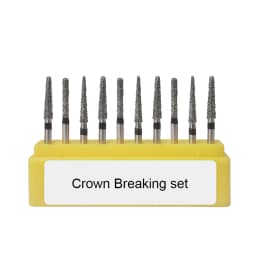JINGT 1 Box Dental Diamond Burs Drill for High Speed Handpiece Dentist Burs FG Series Dia.1.6mm Dental Material