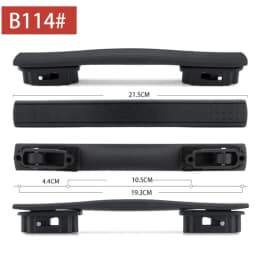 1PC Suitcase Luggage Plastic Spare Strap Flexible Handle Grip Replacement for Travel Replacement Black Luggage Bag Accessories
