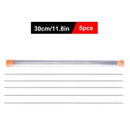 FTK Earthworm Hooking Needle Stainless Steel Earthworm Gas Needle Portable Hollow Fishing Worm Penetrating Driller Fish Tool