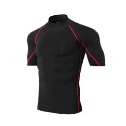 Compression T Shirt Men Quick Dry Short Sleeve Casual Summer T-Shirt Fitness Training Running Shirt Tight Tops Tee Men Rashgard