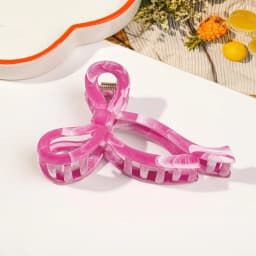 Acrylic Hair Claw Grab Bow Large Hair Clip Ponytail Geometric Hollow Square Hairpins Barrettes for Women Girls Hair Accessories