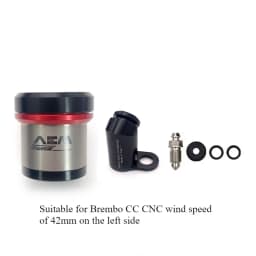 AEM oil cup integrated titanium alloy for Brembo RCS/CC direct push up pump brake AEM oil pot