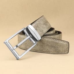 Designer Pin Buckle Gray Genuine Leather Men Belt Famous Brand Fashion Light Luxury Strap Casual Young Cowboy Ceinture Homme