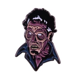 Twilight Chainsaw Evil Dead Pin Army of Darkness Hero Ash Necronomicon Book of The Dead Brooch 80s Horror Demon Movie Badge