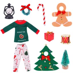 Christmas Doll Clothes Accessories&Miniature Items Scene Set For Elf Doll 30Cm Doll Christmas Decoration,Girl Toy Christmas Gift