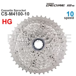 SHIMANO DEORE M4100 10v Cassette Sprocket CS-M4100-10 10-Speed - HYPERGLIDE -11-46T, 11-42TOriginal