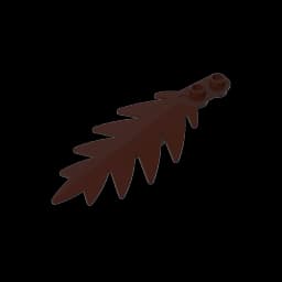Gobricks GDS-1440 Plant,Tree Palm Leaf Small 8 x 3 compatible with lego 6148 children's Educational Building Blocks Technical