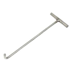 T-Shaped Manhole Hook Tool Single Hook Manhole Cover Lifter Lift Manhole Cover