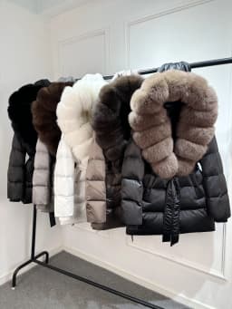 Lagabogy 2025 Top Quality Winter White Goose Down Jacket Women Coat Natural Silver Fox Fur Hooded Thick Female Waterproof Parkas
