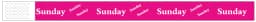 100pcs Count Daily Identification Bracelets Disposiable Tickets Admission Paper Tyvek Wristbands For VIP/ Monday/Saturday