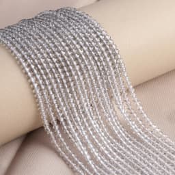 125 Pieces Spinel Bead Crystal Beads Loose Exquisite appearance DIY Jewelry Making Bracelet Necklace Accessories 3mm Length 38cm