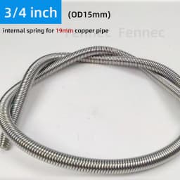 Internal Copper Pipe Bending Spring for Air Condition Steel Manual Pipeline Spring Tube Bending Tool 2/3/4/5/6 Points 6-19mm