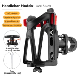 ROCKBROS Local Shipping Motorcycle Cup Holder Motorcycle Travel Riding Bracket Motorcycle Water Bottle Holder Adjustable Accessories