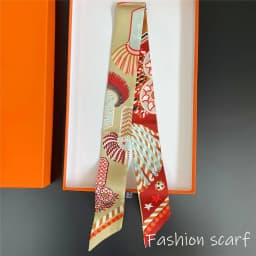 Luxury Long Scarf with Epaulet Design for Hermes Inspired Basket Bag Handle Styling Ins Trendy Accessory Free Shipping